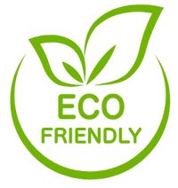 Eco-Friendly and Reusable - Green leaf icon